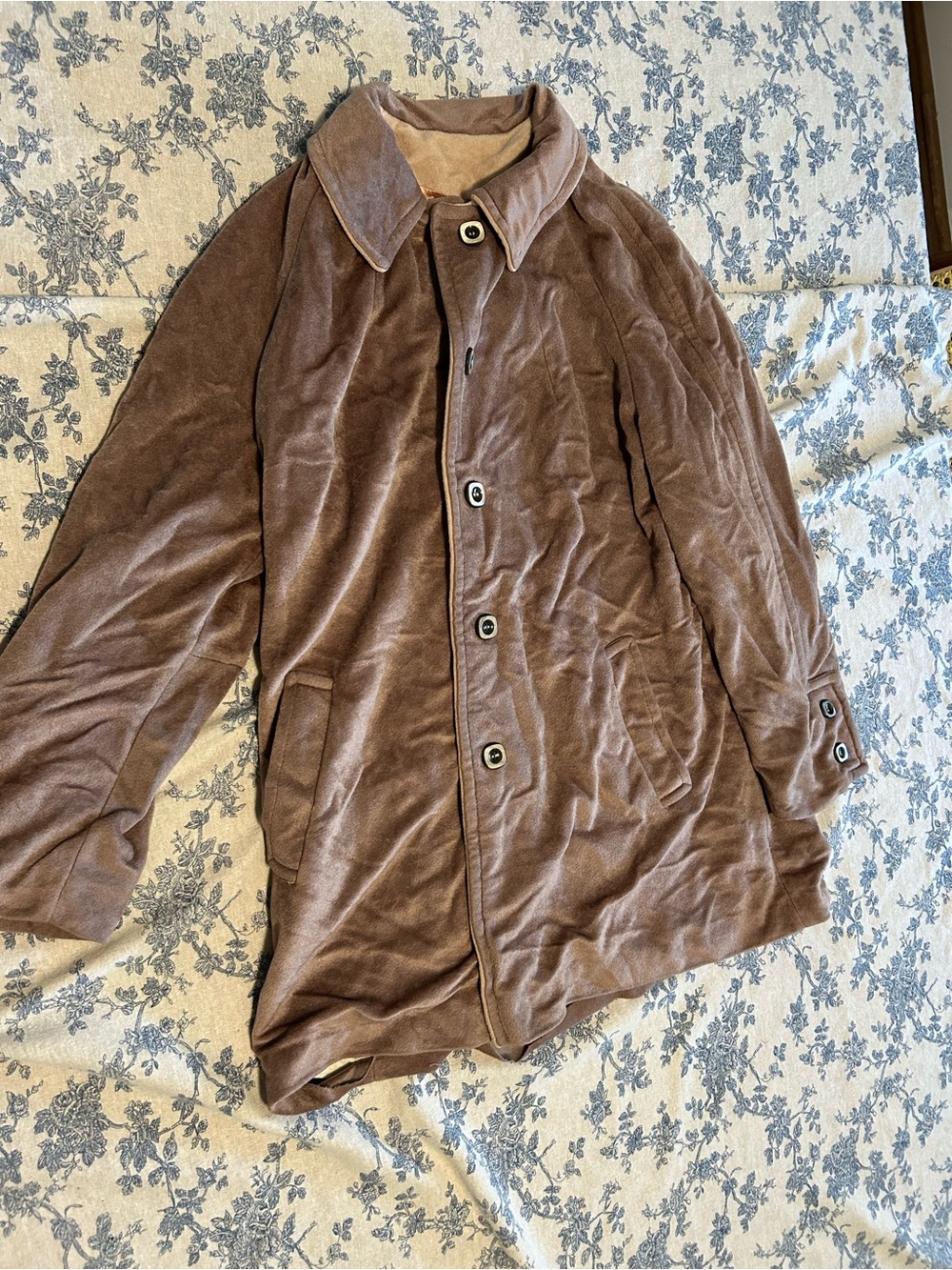 Women's Brown Trench Coat - Classic Button Front